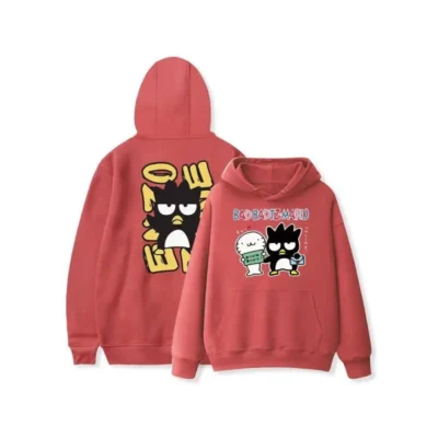 Anime Cartoon Sanrio Bad Badtz Maru Sweatshirt Y2K Autumn and Winter New Hoodie Fashionable Casual Loose - Badtz-Maru Shop