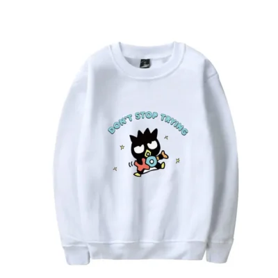 Anime Cartoon Sanrio Bad Badtz Maru Women s Longsleeved Round Neck Sweatshirt Autumn Winter New Loose 1 - Badtz-Maru Shop