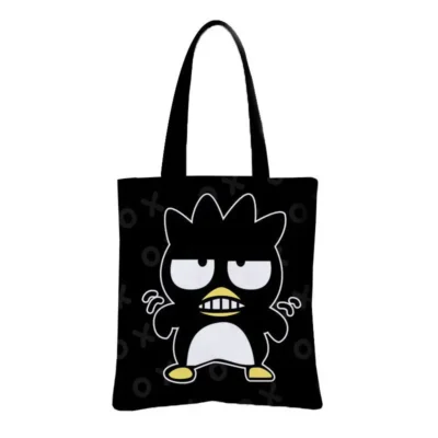 Sanrio Anime Canvas Bags 2023 New Bad Badtz Maru Shoulder Bag Casual Large Capacity Versatile Handheld 17 - Badtz-Maru Shop