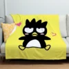 Sanrio Bad Badtz Maru Keroppi Cute Cartoon Flannel Blanket Sheet Sofa Blanket Office Lunch Break Blanket 5 - Badtz-Maru Shop