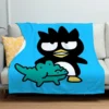 Sanrio Bad Badtz Maru Keroppi Cute Cartoon Flannel Blanket Sheet Sofa Blanket Office Lunch Break Blanket 6 - Badtz-Maru Shop