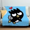 Sanrio Bad Badtz Maru Keroppi Cute Cartoon Flannel Blanket Sheet Sofa Blanket Office Lunch Break Blanket 8 - Badtz-Maru Shop