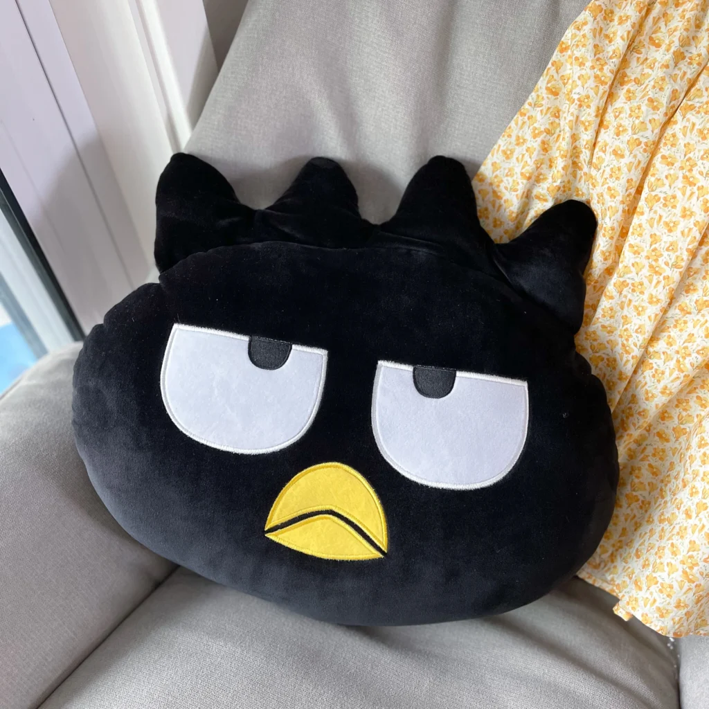 Sanrio Soft Cuddly Bad Badtz Maru Plush Toy Lovely Stuffed Anime Plushies Lovely Back Cushion Throw 4 - Badtz-Maru Shop