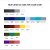 tank top color chart - Badtz-Maru Shop