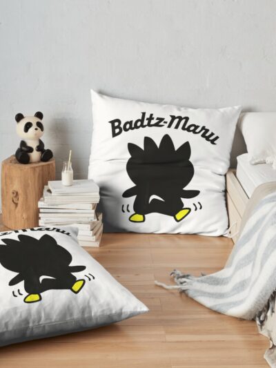 Vintage Movie - Vintage Cartoon Throw Pillow Official Badtz-Maru Merch