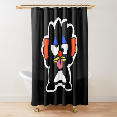 Vintage Movie - Vintage Cartoon Shower Curtain Official Badtz-Maru Merch