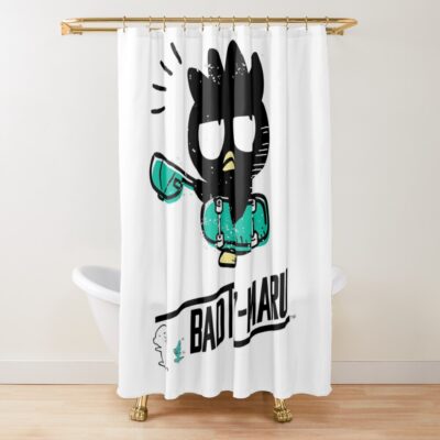 Vintage Movie - Vintage Cartoon Shower Curtain Official Badtz-Maru Merch